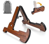 CAHAYA Supporto Chitarra Pieghevole Universale: Stand Chitarra a Forma di A Stand per Chitarra Classica Acustica Elettrica Portatile Appoggio Chitarra Stabile