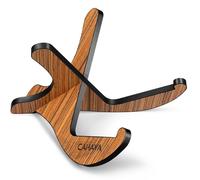 CAHAYA Supporto per Chitarra da Pavimento Professionale X Supporto Pieghevole, Antiscivolo e Stabile per Chitarra Acustica/Classica/Basso | Struttura Rinforzata, Design a Righe Zebra (CY000180-2)