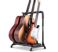 CAHAYA Supporto per chitarra multipla espositore per chitarra acustica pieghevole per 3 chitarre