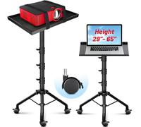 CAHAYA Supporto per Proiettore da Terra Altezza Regolabile stand Universale per Laptop PC Videoproiettore… (Stile con Ruote)