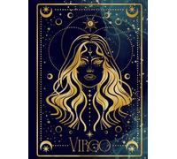 Cahier Astrologique Vierge / Virgo Zodiac Notebook: Carnet 8.5 x 11 - 175 pages lignées pour clarté mentale, organisation et écriture intuitive sous ... Self-Reflection & Virgo Energy Journaling