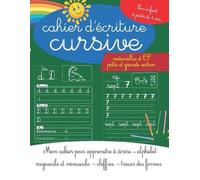 Cahier Cursive Cahier d'écriture cursive maternelles et CP - petite (Tascabile)