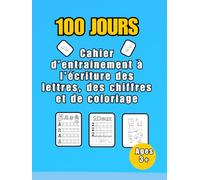 Cahier d’entrainement à l’écriture des lettres, des chiffres et de coloriage: BONUS : Jeu Bilingue - Choses et Animaux de A à Z (FR/EN)