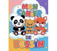 Cahier de Dessin Enfant : carnet de dessin A4 (21,6 × 27,9 cm) - 100 Pages Blanches Grand Format - Couverture Souple- Carnet pour Dessin, Coloriage, Croquis et Peinture - Idée Cadeau Garçon et Fille