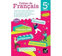 Cahier de Français 5e