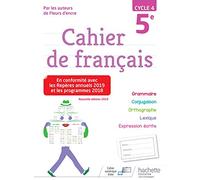 Cahier de français 5e cycle 4