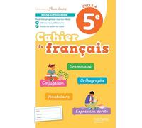 Cahier de français 5e Cycle 4