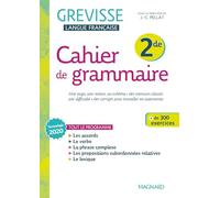 Cahier de grammaire 2de