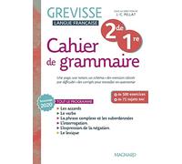 Cahier de grammaire Grevisse 2de/1re