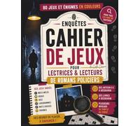 Cahier de jeux du Café Cream: Spécial polars, thrillers et cosy