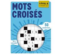 Cahier De Mots Croisés: Grilles simples et lisibles avec réponses à la fin du cahier