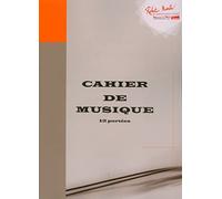 CAHIER DE MUSIQUE 12 PORTEES