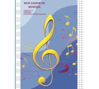 Cahier De Musique avec Portée et Petits Carreaux | Grand Format A4 (102 Pages): Carnet de Musique avec Portée (12 Portée par Page) | Partition pour ... Étude, Solfège, Composition Musicale et Chant