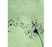 Cahier de Musique: Carnet de Partitions 10 portées par page et petits carreaux - 120 pages - Grand Format A4 (21x29.7 cm) - Partition pour Dictée, Étude, Solfège, Composition Musicale et Chant