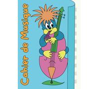 Cahier de Musique | Grand Format A4 | 10 portées | Pour Enfants et Adultes: Ton de papier: crème | Pour Débutants | Portées Vierges | Cahier de Solfège | Composition Musicale