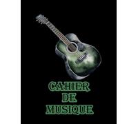 Cahier de Musique: Guitare · 8.5"x11" · 12 portées par page · 100 pages