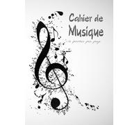 Cahier de Musique: Pour composition musicale - Feuilles de partitions - 12 portées par page - Apprentissage et perfectionnement instruments: 108 pages ... Vintage (Français) Broché - 19 NOVEMBRE 2020