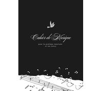 Cahier de musique pour la pratique musicale et les notes.: Papier à musique grand format avec portées musicales, pages de planification et pages lignées.
