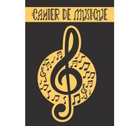 Cahier de Musique: Seyes | Grand Format 21 x 29,7 | A4 Portées et Carreaux | Cahier de musique 12 portées et pages d'écriture seyes | Carnet de Musique avec Portée | | Motif Clef notes.