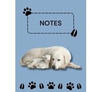 Cahier de Notes avec Chien de Maremme et Chevreau | Journal Mignon pour Enfants, Ados et Amoureux des Animaux | 120 Pages Lignées | Format 8,5” x 11”