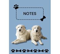 Cahier de Notes avec Chien de Maremme et des Abruzzes (Maremma Sheepdog) | Journal mignon pour enfants, ados et jeunes adultes | 120 pages lignées | Format 8,5” x 11”