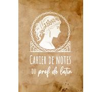 Cahier de Notes du Prof de Latin: Relevé de notes et de compétences | Format A4 | Carnet de cotes de l’enseignant | Cahier de bord du professeur grand format | 35 élèves