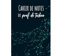 Cahier de Notes du Prof de Techno: Relevé de notes et de compétences | Format A4 | Carnet de cotes de l’enseignant | Cahier de bord du professeur grand format | 35 élèves