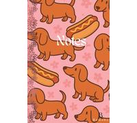 Cahier de Notes Relié #3 Chien saucisses 6x9 | 303 Pages | Papier Ligné | Journal | Carnet d’Écriture, Planificateur | Prise de Notes | Marque Bomoha: Grand carnet relié durable | Idéal pour étudiants | écrivains | professionnels | Papier blanc |