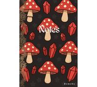 Cahier de Notes Relié | champignons | #4 | 6x9 | 303 Pages | Papier Ligné | Journal | Carnet d’Écriture, Planificateur | Prise de Notes | Marque ... | écrivains | professionnels | Papier blanc |