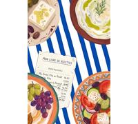 Cahier de recettes à compléter - Collection Addition Gourmande : Ouzeri grecque - 2 pages par recette: Le carnet idéal pour organiser, conserver et transmettre toutes vos recettes préférées !