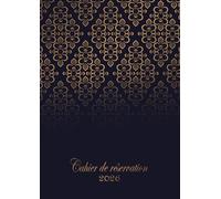 Cahier de réservation restaurant 2026: Agenda journalier restaurant 2 pages par jour avec date. Livre pour la gestion des réservations de Janvier à Décembre. Carnet de grand format a4.