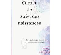 cahier de suivi des naissances - élevage de chats: 6 portées de 5 chatons