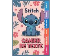 Cahier de Texte 2025 2026: Carnet de Devoirs et Leçons Hebdomadaire, Cahier Scolaire Pratique en Primaire