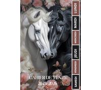 CAHIER DE TEXTE 2025-2026 CHEVAL: Pour les passionnés des chevaux | Pratique pour tous les matières , ce1 ce2 cm1 cm2 cp | Format a5