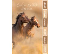 CAHIER DE TEXTE 2025-2026 CHEVAL: Pour les passionnés des chevaux | Pratique pour tous les matières , ce1 ce2 cm1 cm2 cp | Format a5