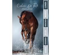 CAHIER DE TEXTE 2025-2026 CHEVAL: Pour les passionnés des chevaux | Pratique pour tous les matières , ce1 ce2 cm1 cm2 cp | Format a5