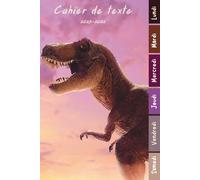 Cahier de Texte 2025 2026 Dinosaure: Carnet Devoirs et Leçons Pratique pour les Garçons en Primaire (CP, CE1, CE2, CM1, CM2) - Facile à Utiliser pour Toutes les Matières avec Repère pour les Jours