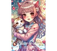 CAHIER DE TEXTE 2025-2026 FILLE: TOP MODEL - Girly- Pour fille en Primaire - Pour bien organiser et planifier votre année scolaire