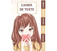 CAHIER DE TEXTE 2025-2026 FILLE: TOP MODEL - Girly- Pour fille en Primaire - Pour bien organiser et planifier votre année scolaire
