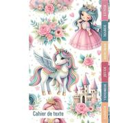 CAHIER DE TEXTE 2025 2026 LICORNE: pour fille | girly | Intérieur en Couleurs | Pour bien planifier votre année scolaire