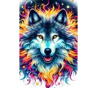 CAHIER DE TEXTE 2025-2026 LOUP: Carnet de devoirs pour filles et garçons, pratique pour tous les matières : cm1 cm2 ce1 ce2 cp | Format a5 pour la rentrée scolaire