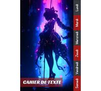 Cahier De Texte: 2025 2026 Manga Anime Pour Étudiants CP, CE1, CE2, CM1, CM2, Collège Et Lycée Pratique Pour Toutes Les Matières