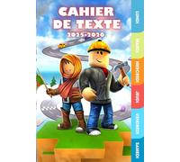 Cahier De Texte 2025 2026: Planner Aventure Pixel - Primaire Construis ton Année Scolaire Bloc par Bloc - Intérieur en Couleurs - Pour bien organiser ta progression et suivre tes quêtes au quotidien