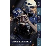 Cahier De Texte: 2025 2026 Rugby Pour Étudiants CP, CE1, CE2, CM1, CM2, Collège Et Lycée Pratique Pour Toutes Les Matières