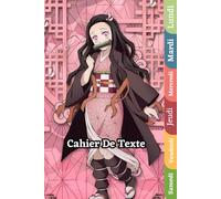 Cahier De Texte Fille: Kawaii pour Enfant en Primaire - Intérieur en Couleurs - Pratique pour Toutes les Matières (Leçons et Devoirs) Thème Anime.