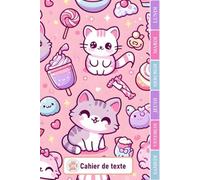 Cahier de texte kawaii: Chat - Intérieur en Couleurs - Pour bien organiser et planifier votre année scolaire