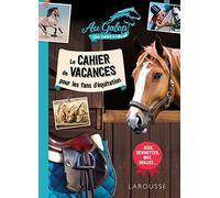 Cahier de vacances Au galop pour les fans d'équitation