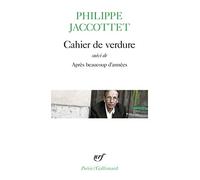 Cahier de verdure: Suivi de Après beaucoup d'années: A42861