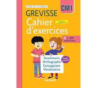 Cahier d'exercices Grevisse CM1 (2026)