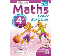 Cahier d'exercices iParcours maths 4e avec cours (édition 2022)
